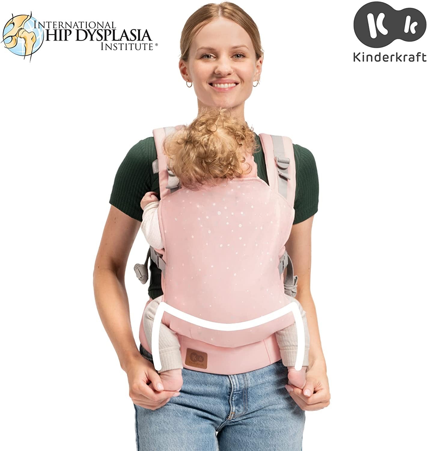 Mochila Portabebé NINO Confetti de Kinderkraft