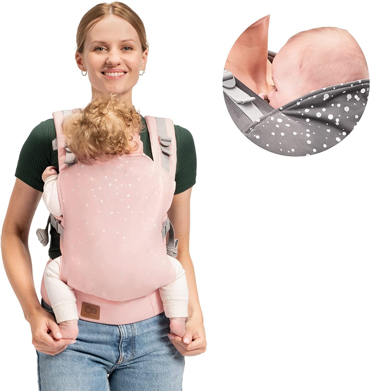 Mochila Portabebé NINO Confetti de Kinderkraft