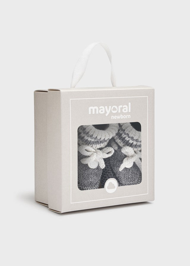 Patucos de tricot para recién nacido ECOFRIENDS de Mayoral
