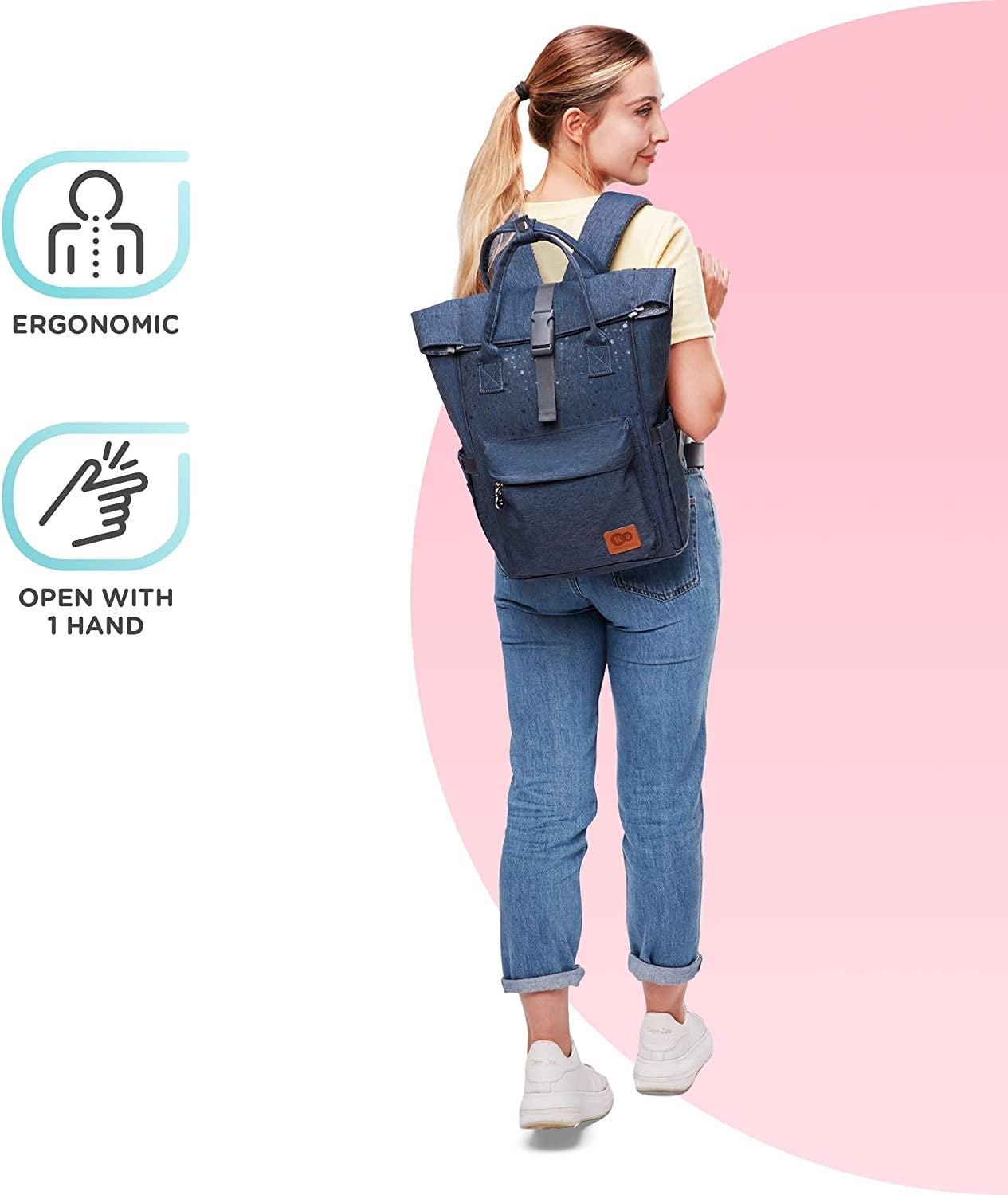 MOCHILA UNIVERSAL MOONPACK CONFETTI DE KINDERKRAFT