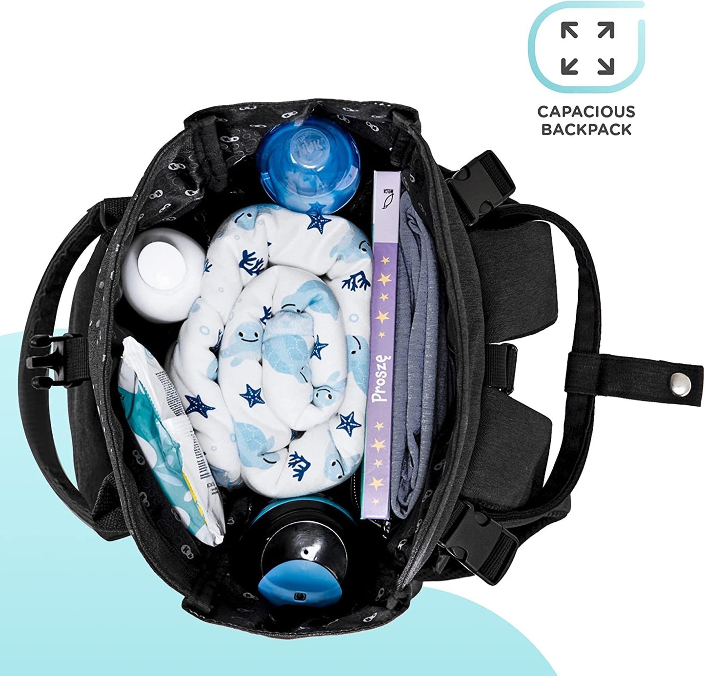 MOCHILA UNIVERSAL MOONPACK CONFETTI DE KINDERKRAFT