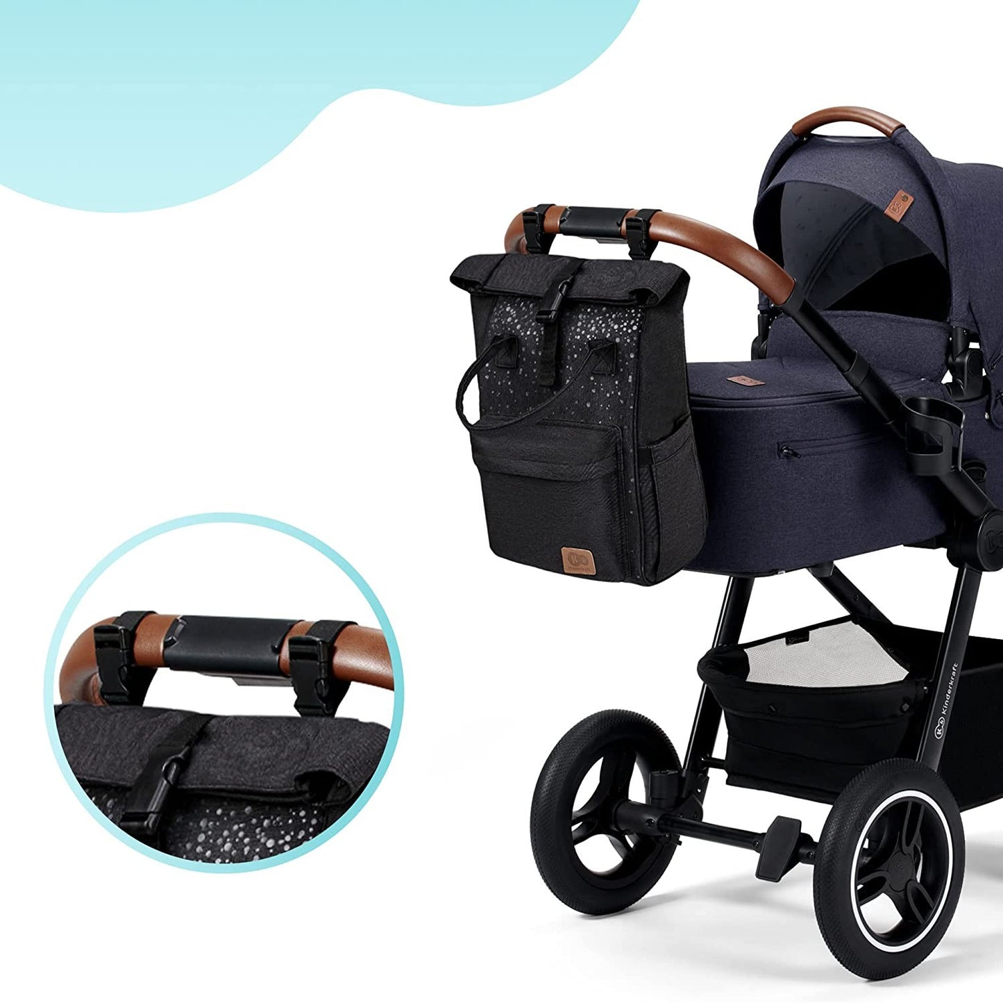 MOCHILA UNIVERSAL MOONPACK CONFETTI DE KINDERKRAFT