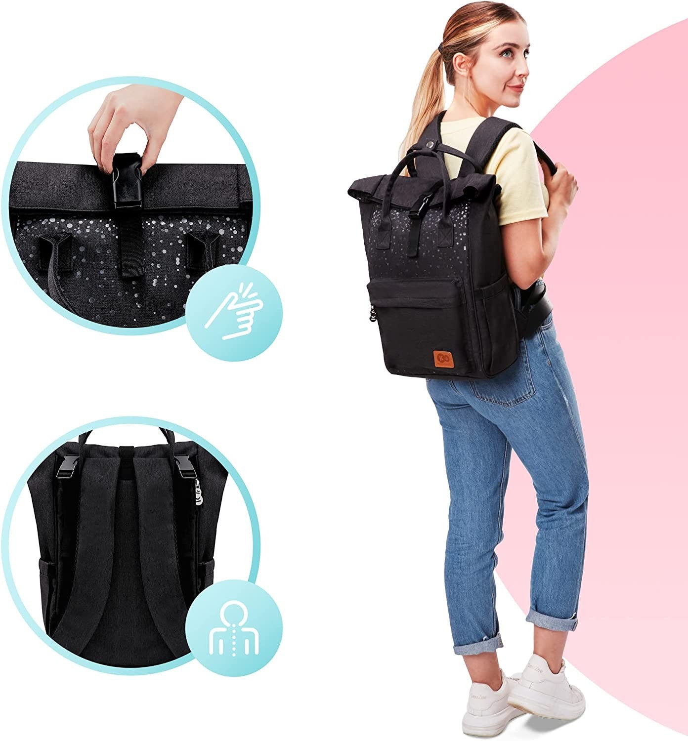 MOCHILA UNIVERSAL MOONPACK CONFETTI DE KINDERKRAFT