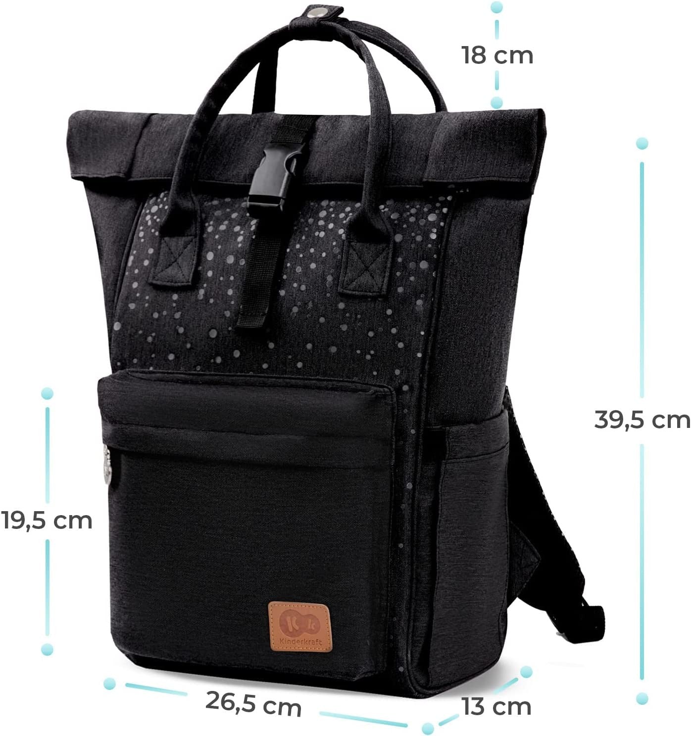 MOCHILA UNIVERSAL MOONPACK CONFETTI DE KINDERKRAFT