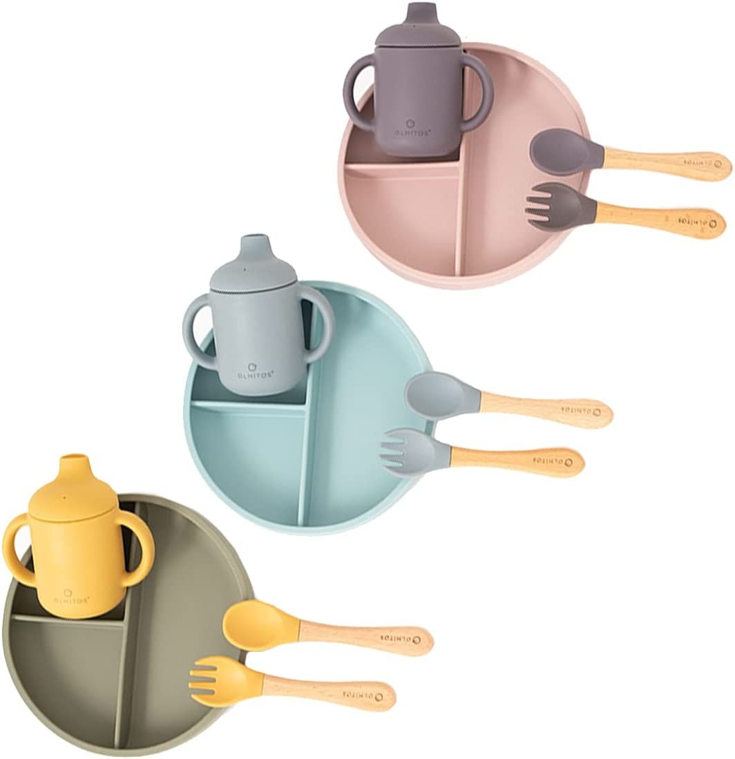 Vajilla de silicona 5 piezas DE OLMITOS