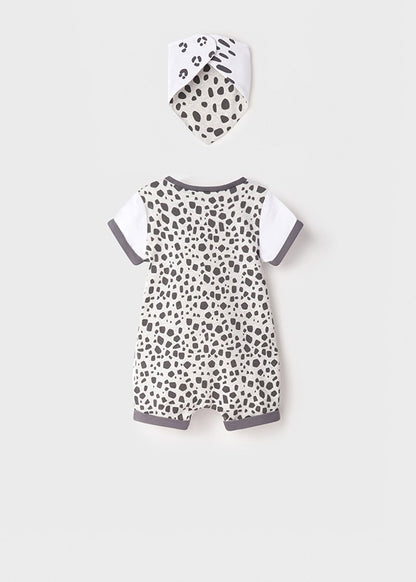 pelele  verano niño estampado safari menta mayoral 1637