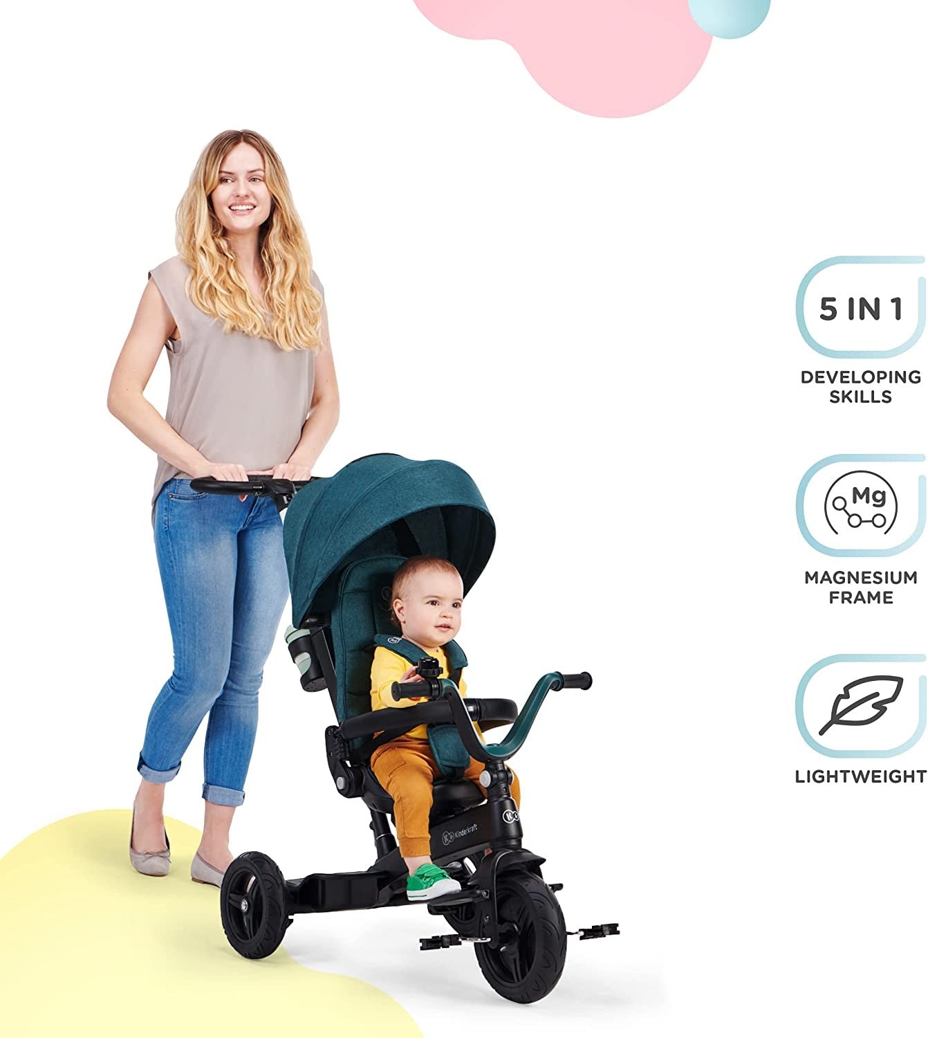 Triciclo Reclinable Twipper de Kinderkraft