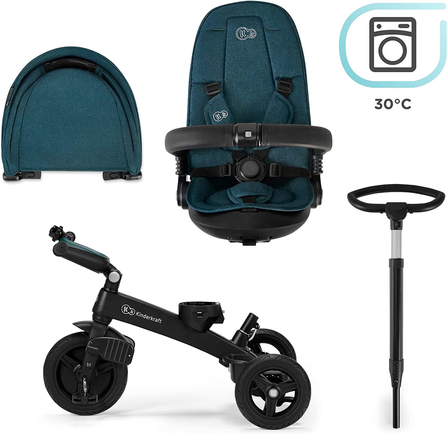 Triciclo Reclinable Twipper de Kinderkraft