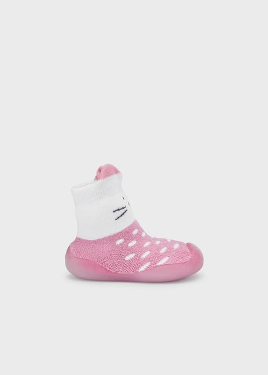 Zapato calcetín con suela primeros pasos de Mayoral
