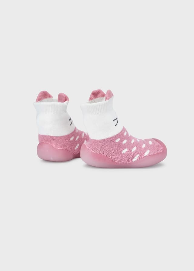 Zapato calcetín con suela primeros pasos de Mayoral