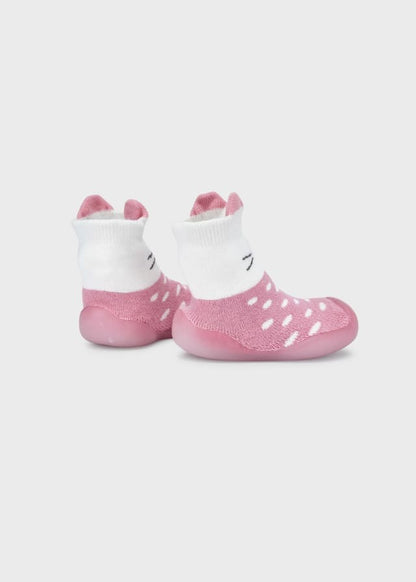 Zapato calcetín con suela primeros pasos de Mayoral