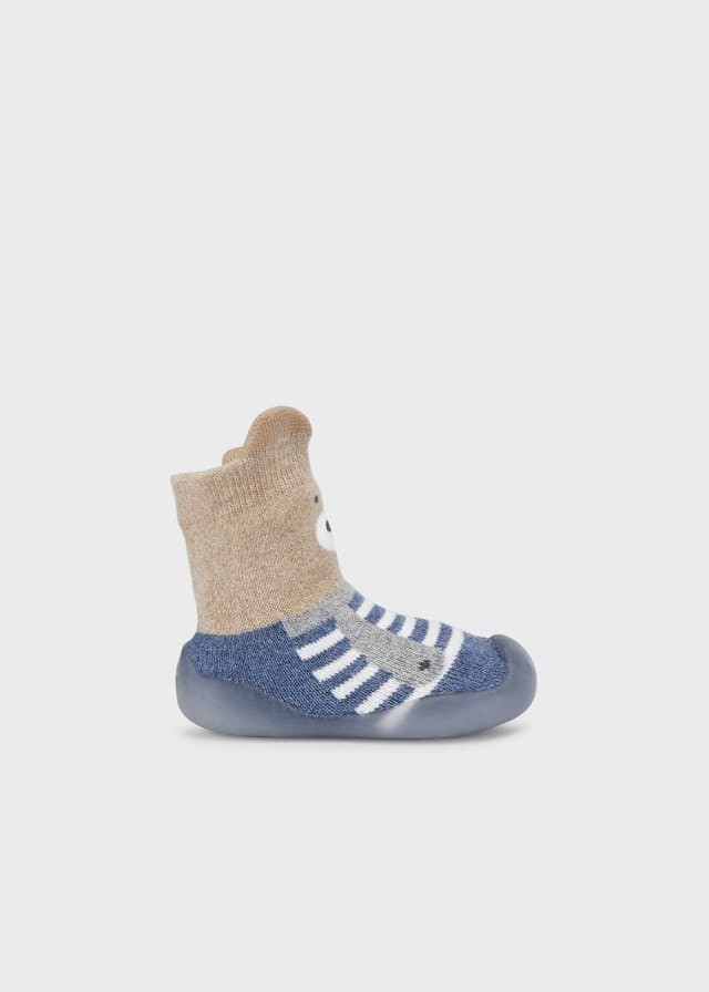 Zapato calcetín con suela primeros pasos de Mayoral