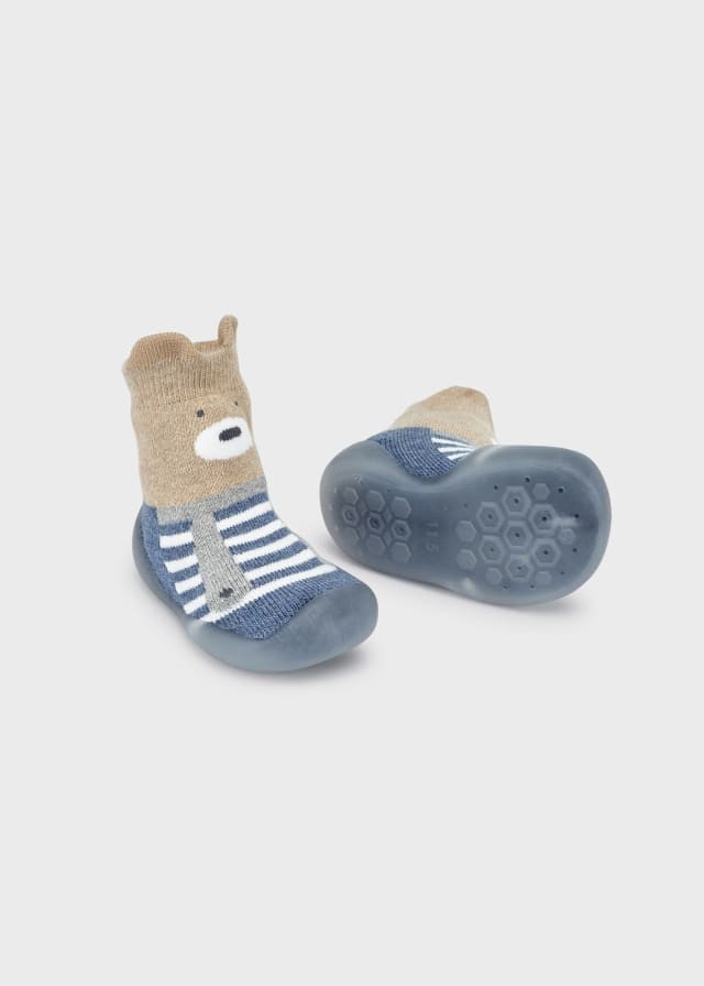 Zapato calcetín con suela primeros pasos de Mayoral
