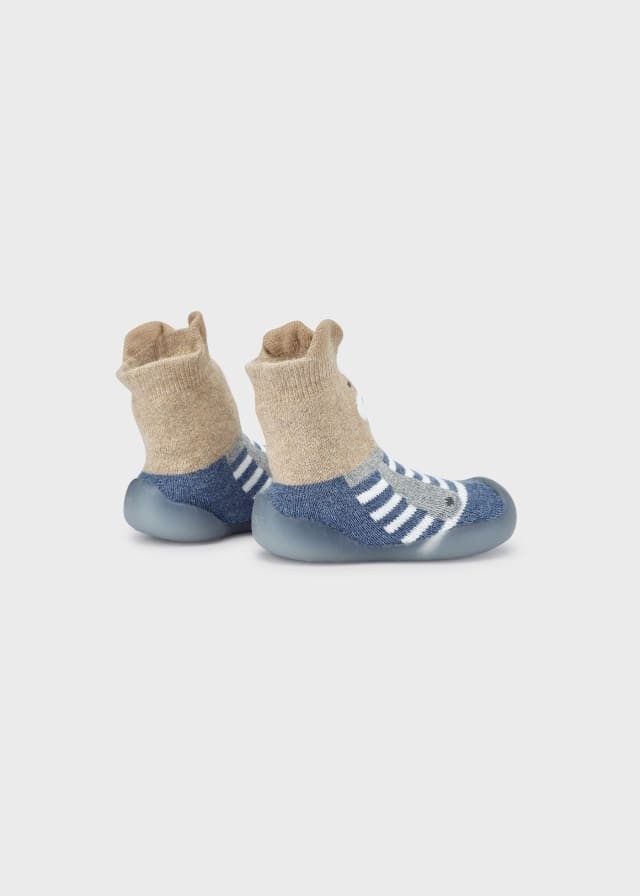 Zapato calcetín con suela primeros pasos de Mayoral