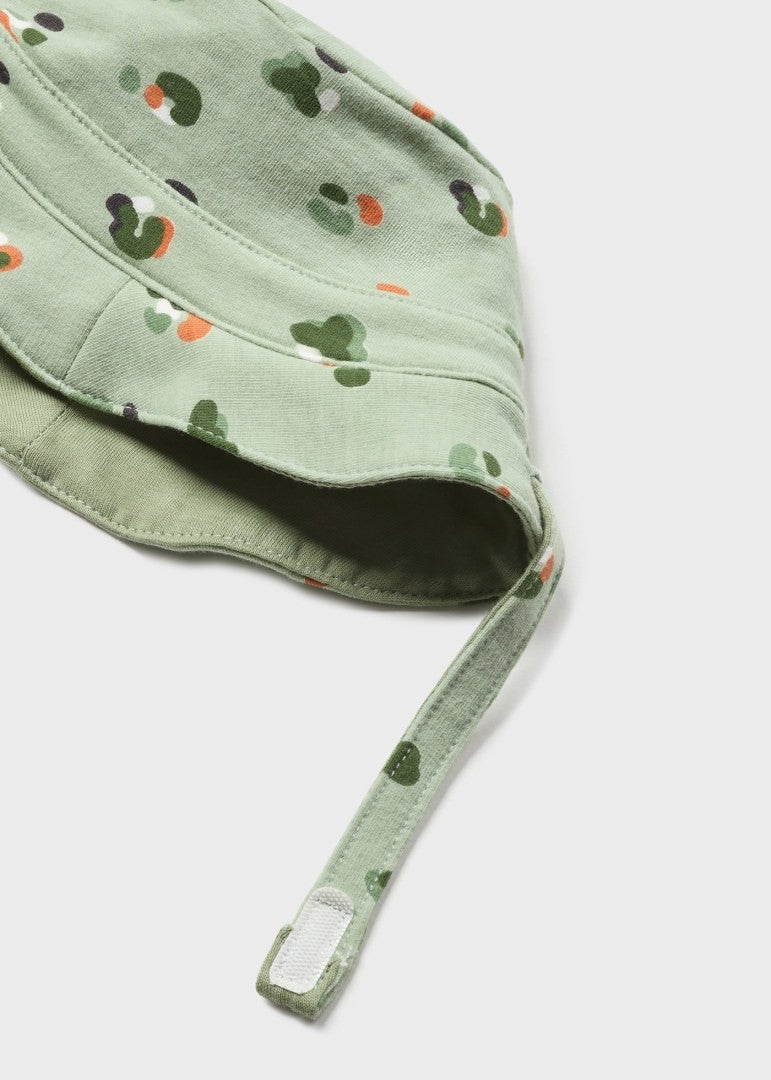 Peto corto de algodón sostenible con gorro para niño de Mayoral