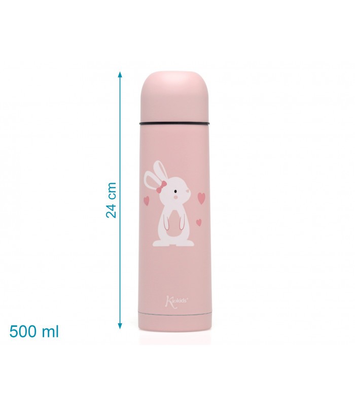 Termo para líquidos 500ml Conejito/Dino de Kiokids