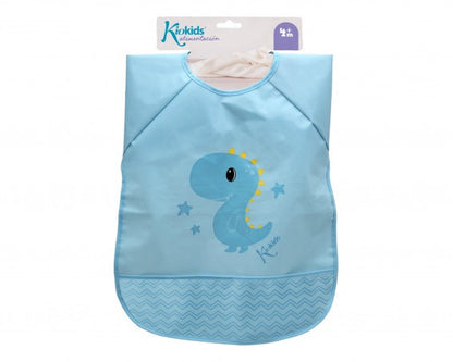 Babero impermeable con mangas Conejito/Dino de Kiokids