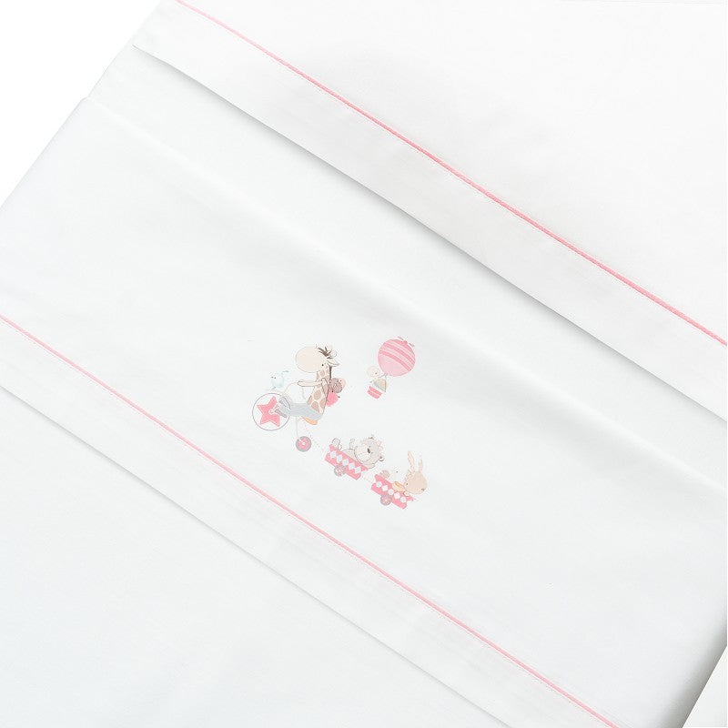 Tríptico cuna 100% algodón Jirafa + chupetero de Interbaby