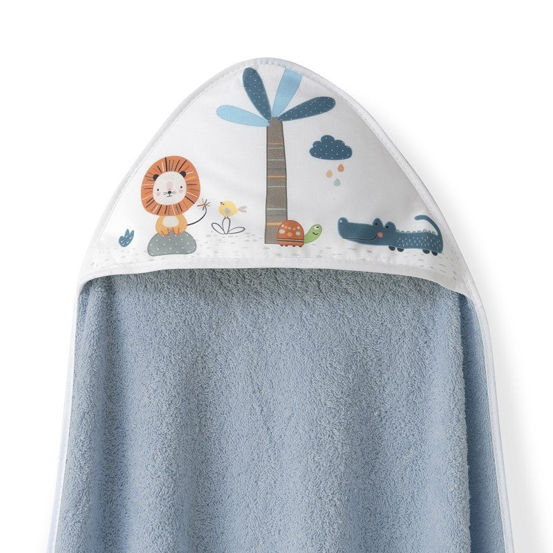 Capa de baño + babero León Palmera de Interbaby