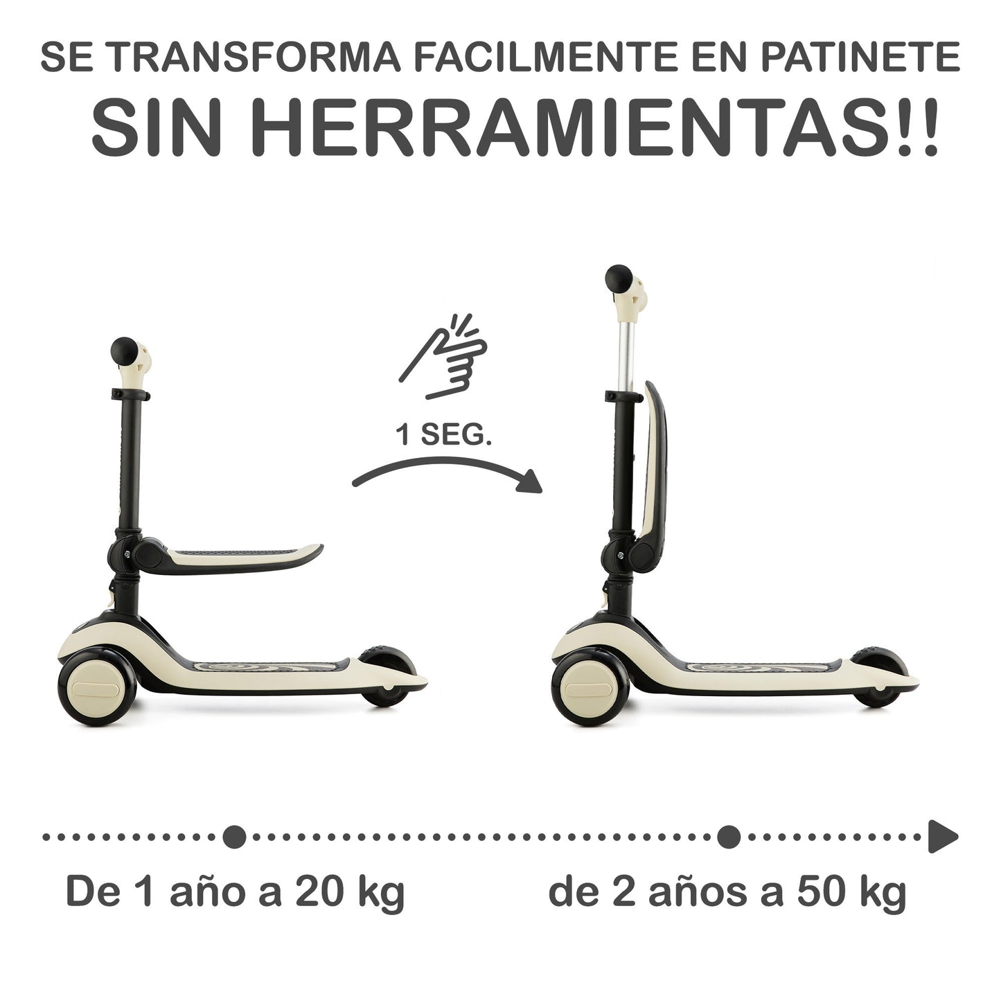 Bicicleta correpasillos 2 en 1 - HALLEY Kinderkraft bicicleta y patinete
