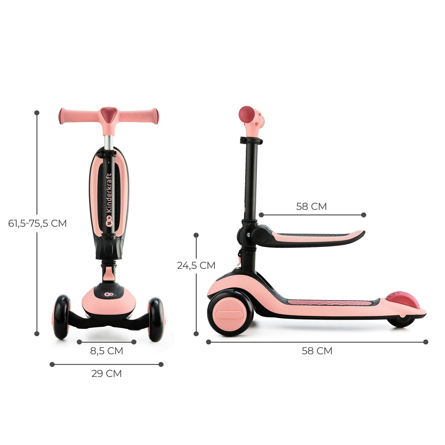 Bicicleta correpasillos 2 en 1 - HALLEY Kinderkraft bicicleta y patinete