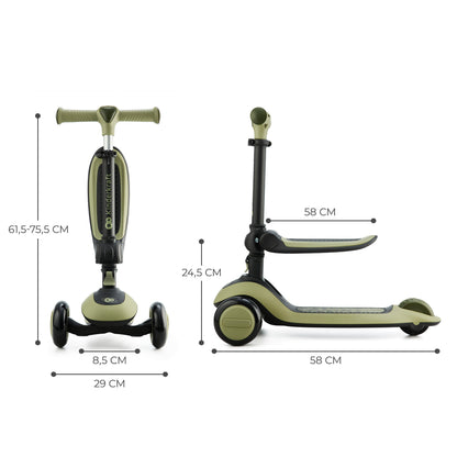 Bicicleta correpasillos 2 en 1 - HALLEY Kinderkraft bicicleta y patinete