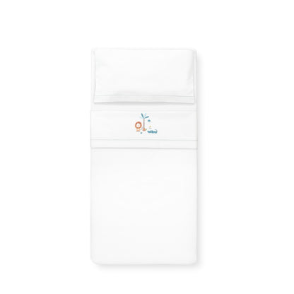 Tríptico cuna 100% algodón León Palmera + chupetero de Interbaby
