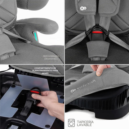 Silla de Auto FIX2GO i-size, 76-150 cm de Kinderkraft