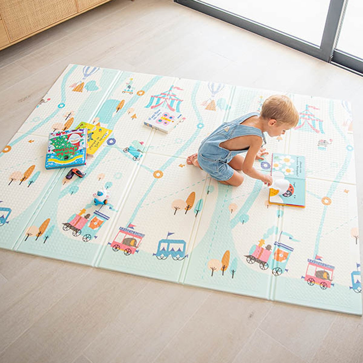 Alfombra de juegos plegable para bebé de Olmitos