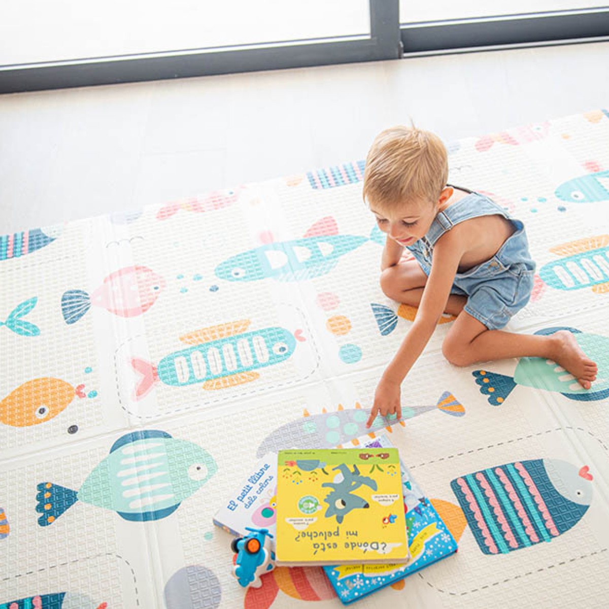 Alfombra de juegos plegable para bebé de Olmitos