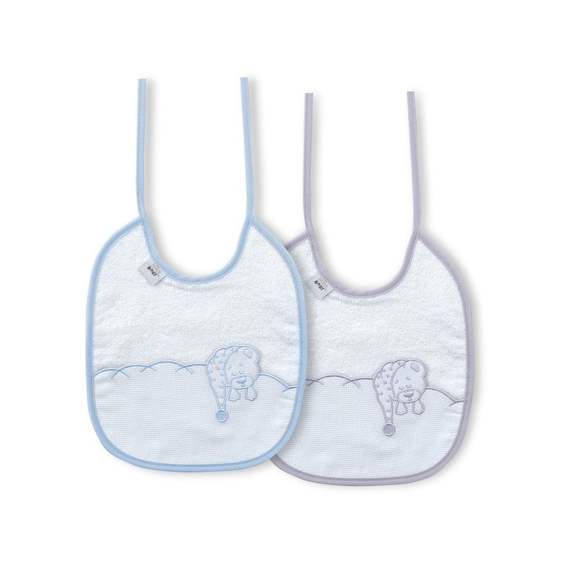 Pack 2 baberos Osito Dormilón de Interbaby