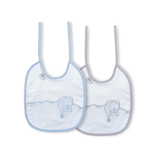 Pack 2 baberos Osito Dormilón de Interbaby