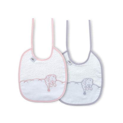 Pack 2 baberos Osito Dormilón de Interbaby