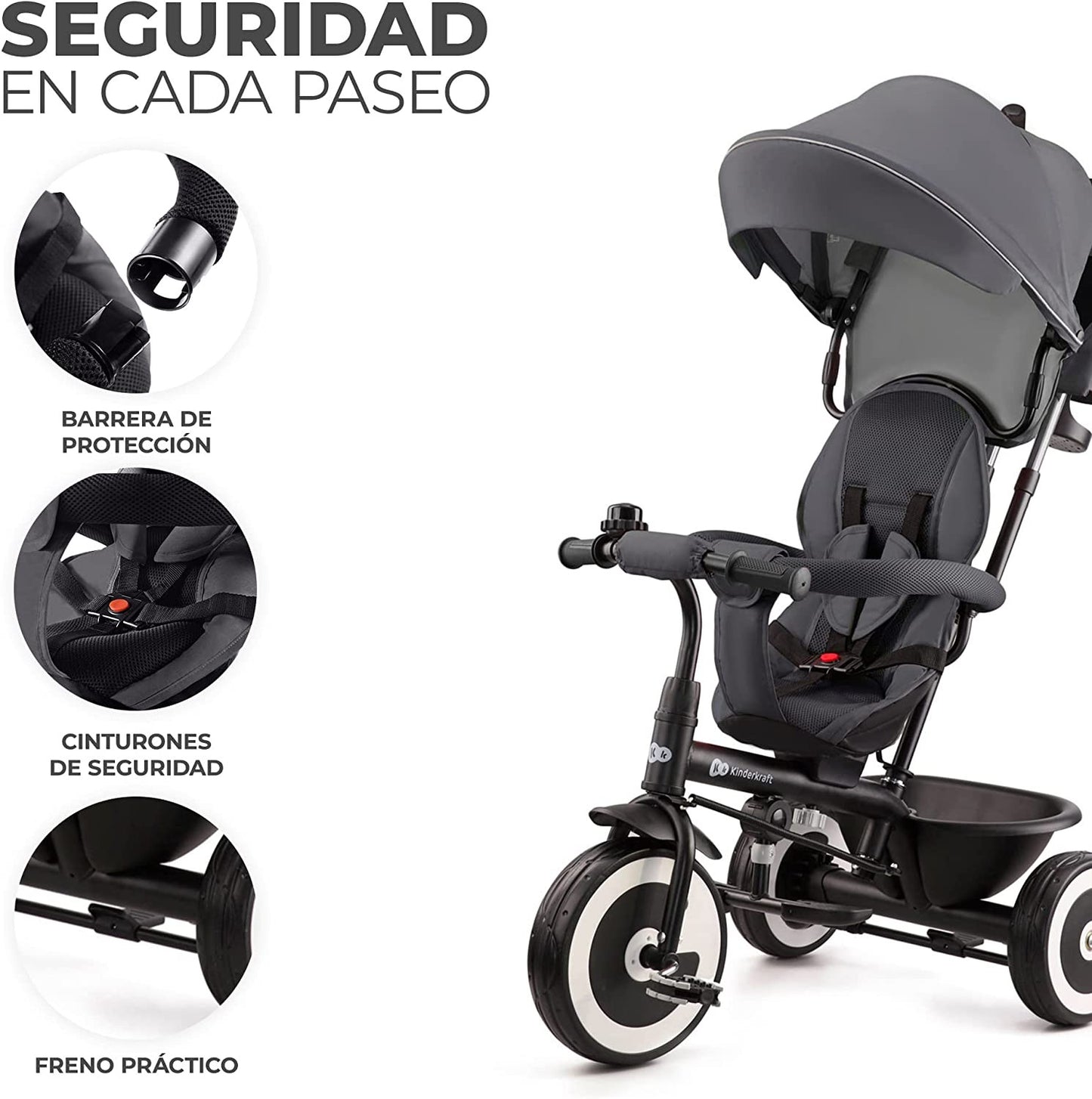 Triciclo Aston de Kinderkraft
