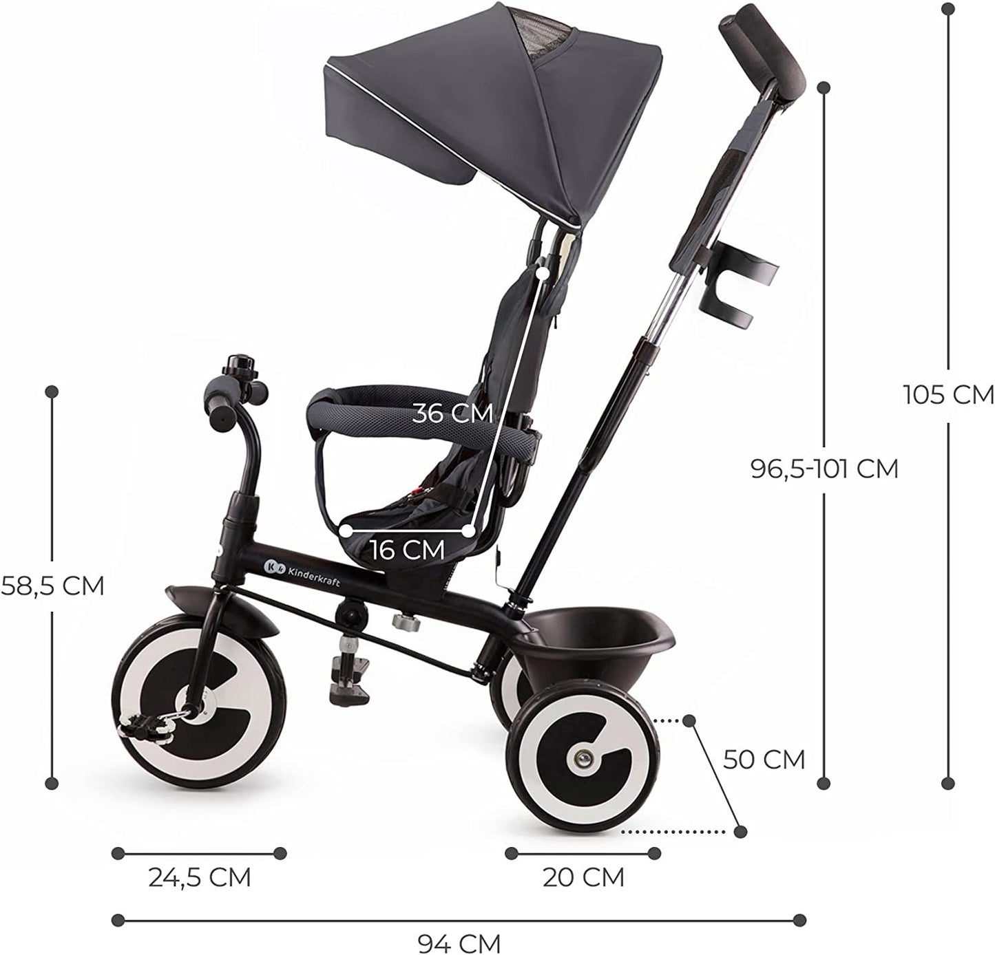 Triciclo Aston de Kinderkraft