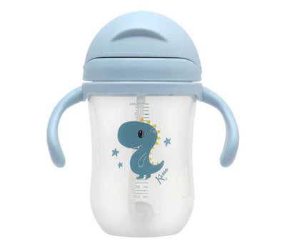 Taza de aprendizaje con asas Dino/Conejito  300 ml de Kiokids