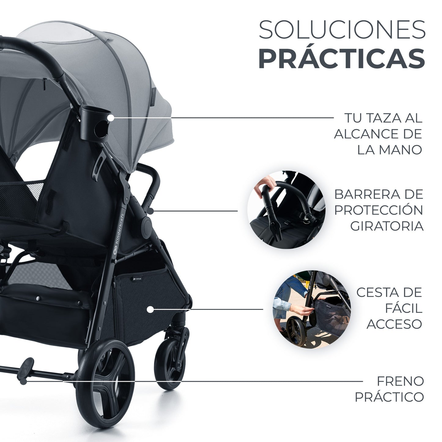 Silla de paseo RINE de Kinderkraft
