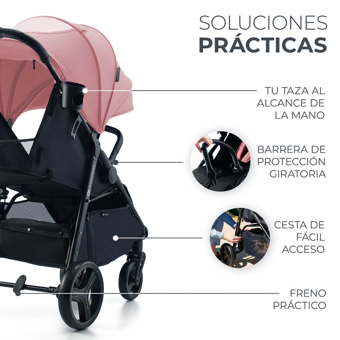 Silla de paseo RINE de Kinderkraft