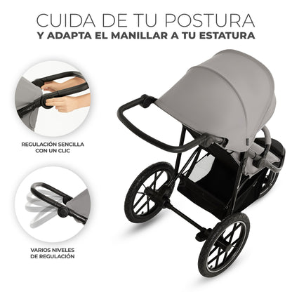 Silla de paseo Helsi 3 ruedas para correr de Kinderkraft