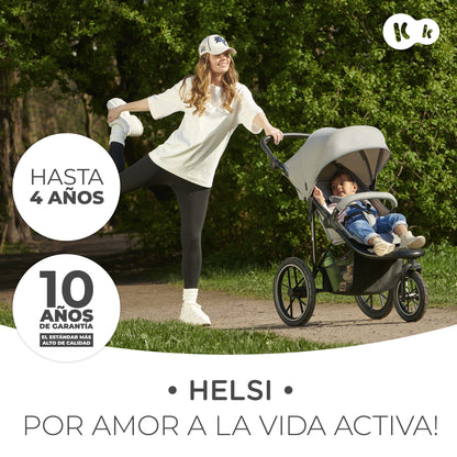Silla de paseo Helsi 3 ruedas para correr de Kinderkraft