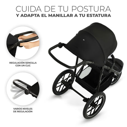 Silla de paseo Helsi 3 ruedas para correr de Kinderkraft