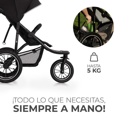 Silla de paseo Helsi 3 ruedas para correr de Kinderkraft
