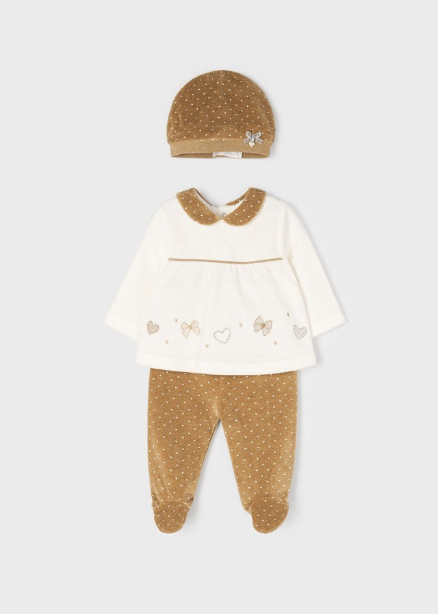 Conjunto Polaina con Gorrito Bebé 2502 de Mayoral