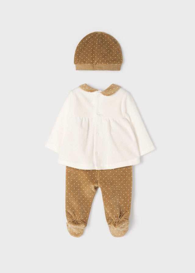 Conjunto Polaina con Gorrito Bebé 2502 de Mayoral