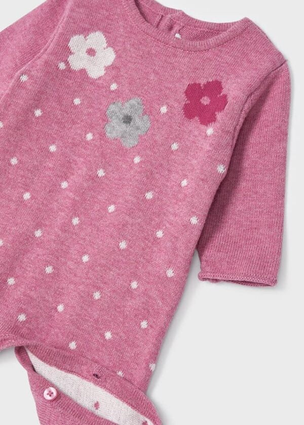 Pelele Tricot Flores/Osito 2602 Mayoral