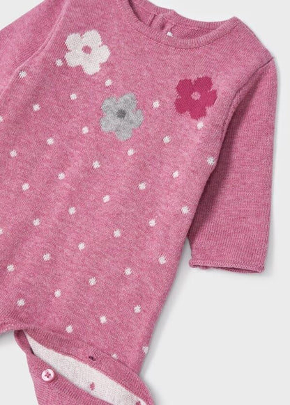 Pelele Tricot Flores/Osito 2602 Mayoral