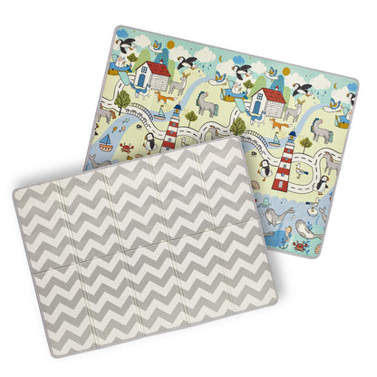 Kinderkraft MATTY 2 Alfombra de Juegos, Tapete de Espuma, Revestimiento Antideslizante