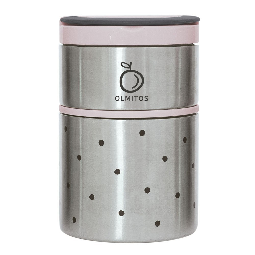 Termo Papillero para sólidos bebé Olmitos - 2 compartimentos de acero inox