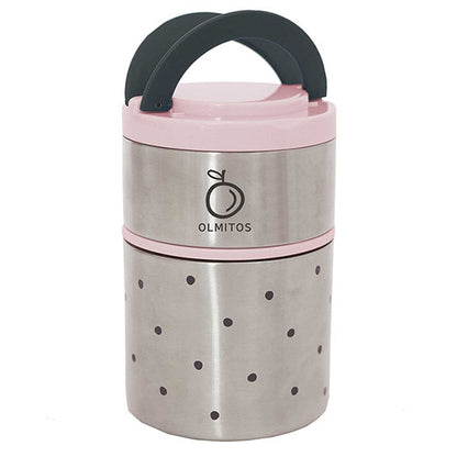Termo Papillero para sólidos bebé Olmitos - 2 compartimentos de acero inox