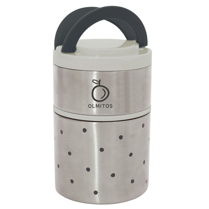 Termo Papillero para sólidos bebé Olmitos - 2 compartimentos de acero inox